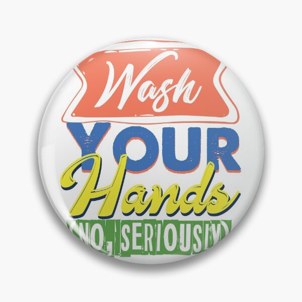 Item preview, Wash Your Hands Hygiene Pandemic Prompt designed and sold by Two Left Hands Design.