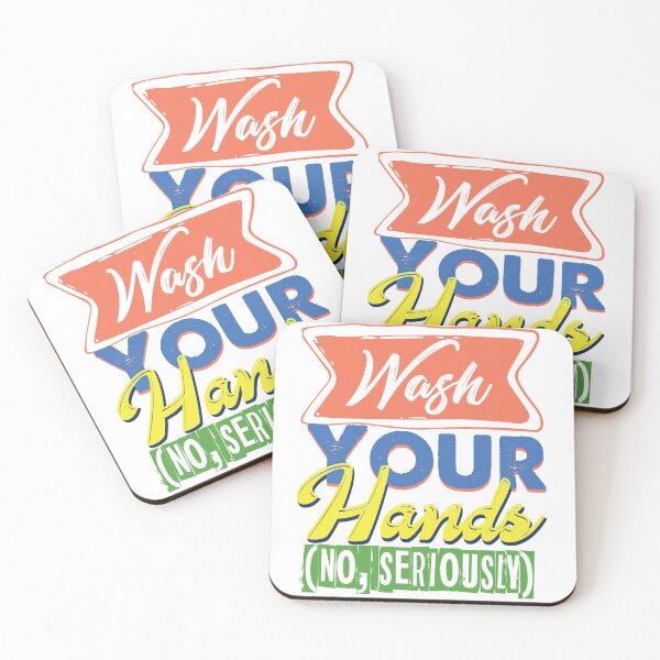Item preview, Wash Your Hands Hygiene Pandemic Prompt designed and sold by Two Left Hands Design.
