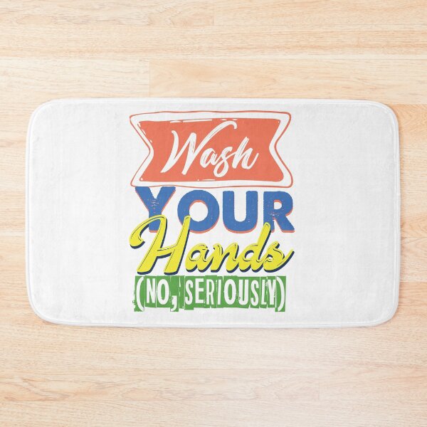 Item preview, Wash Your Hands Hygiene Pandemic Prompt designed and sold by Two Left Hands Design.