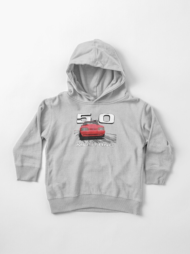 Copy of Mustang GT 5.0L V8 LX Fox Body notchback RED Toddler Pullover Hoodie for Sale by cowtownCOWBOY Redbubble