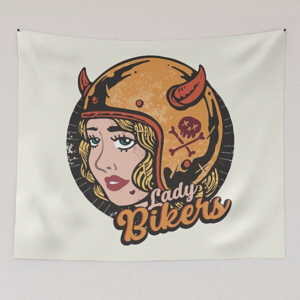 Item preview, Lady Biker designed and sold by Vector Scout Lab.