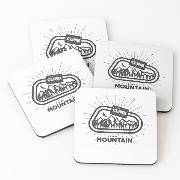 Item preview, Climb Every Mountain Nature Outdoor Adventure designed and sold by Two Left Hands Design.