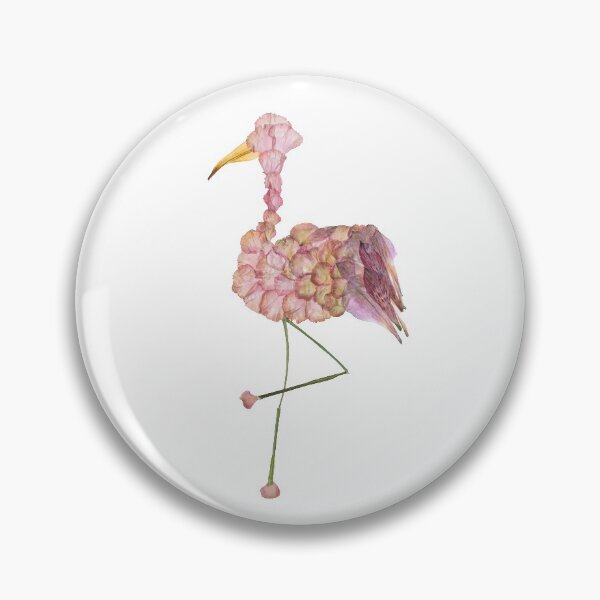 Item preview, Pressed Flower Flamingo Design, Flamingo Art, Pressed Flowers designed and sold by PressedbyHNL.