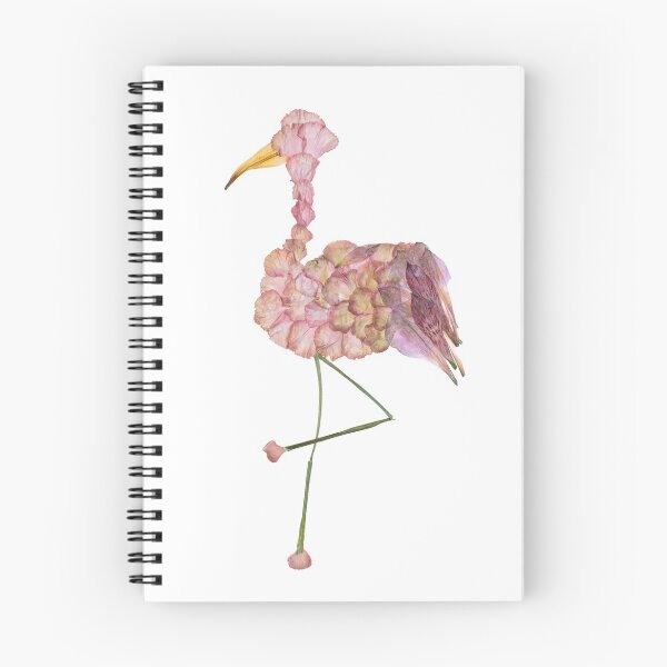 Item preview, Pressed Flower Flamingo Design, Flamingo Art, Pressed Flowers designed and sold by PressedbyHNL.