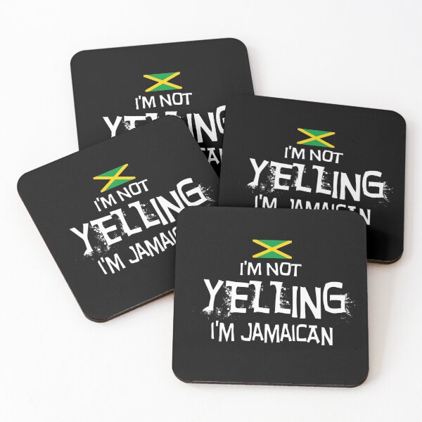 Item preview, Flag of Jamaica I'm Not Yelling I'm Jamaican designed and sold by obedtheartist.