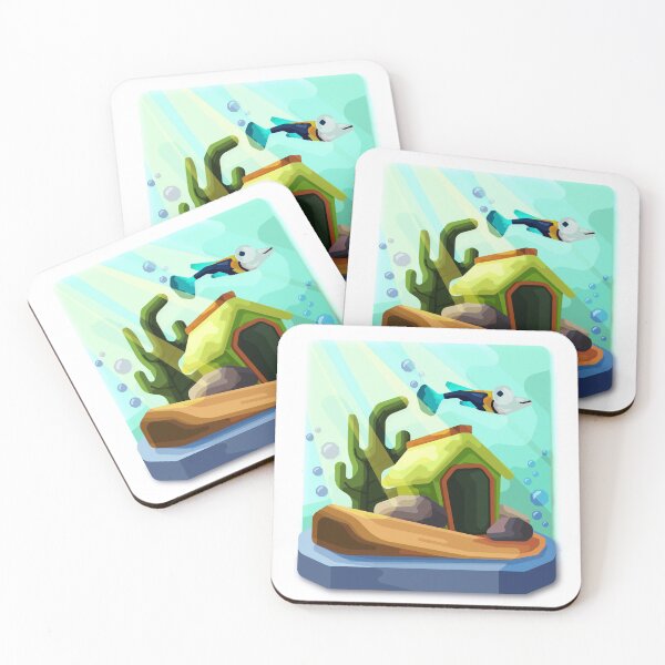Item preview, Aquarium with little fish designed and sold by DeoDude.