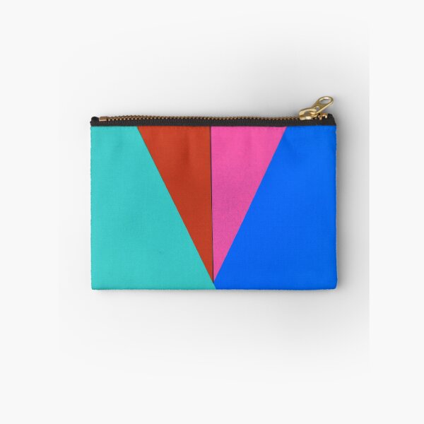 Item preview, Modern Geometric Colorblock in Turquoise, Red, Pink and Royal Blute designed and sold by AlteredAtelier.
