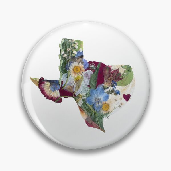 Item preview, Pressed Flower Texas Design, Texas Art, Pressed Flowers designed and sold by PressedbyHNL.