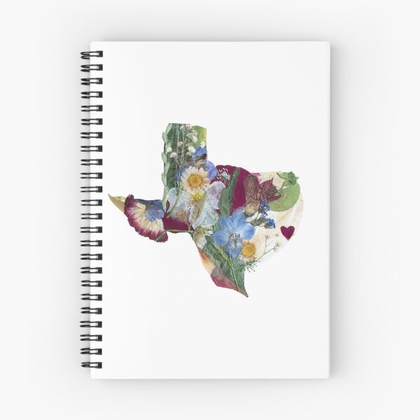 Item preview, Pressed Flower Texas Design, Texas Art, Pressed Flowers designed and sold by PressedbyHNL.
