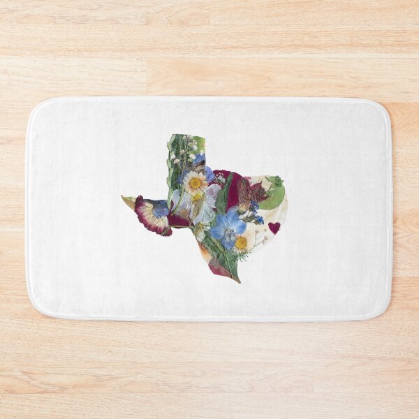 Item preview, Pressed Flower Texas Design, Texas Art, Pressed Flowers designed and sold by PressedbyHNL.