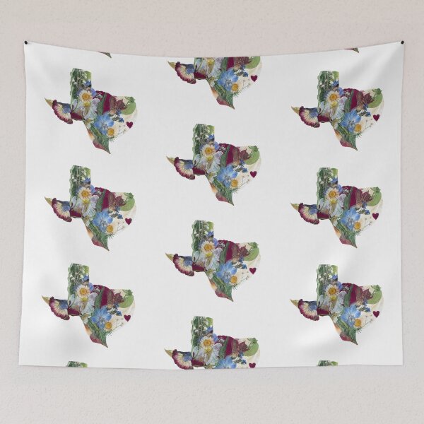 Item preview, Pressed Flower Texas Design, Texas Art, Pressed Flowers designed and sold by PressedbyHNL.
