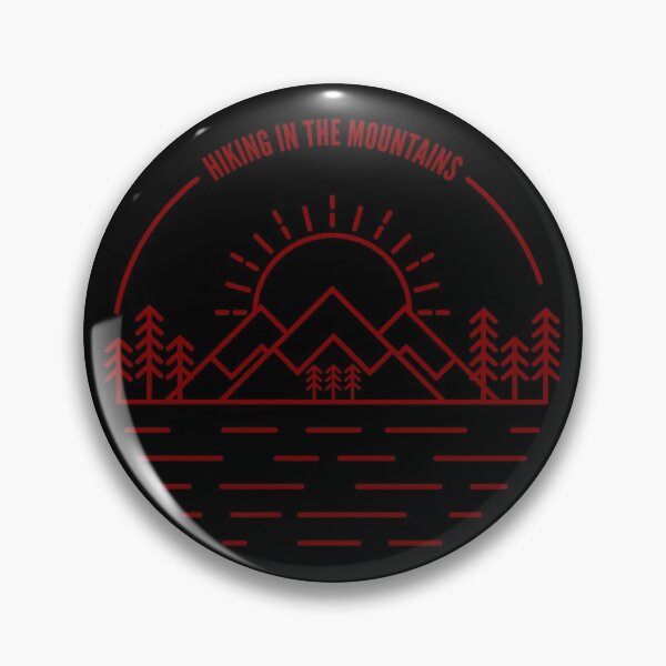 Item preview, Hiking In The Mountains Maroon designed and sold by DarkHumorstore.
