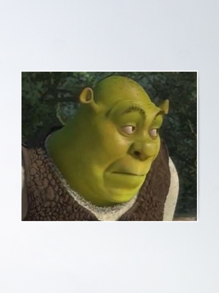 Shrek Face Meme Art Print for Sale by mylifeasgaia