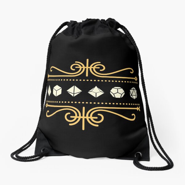 Item preview, Gold Retro Victorian Polyhedral Dice Set Ornament designed and sold by pixeptional.