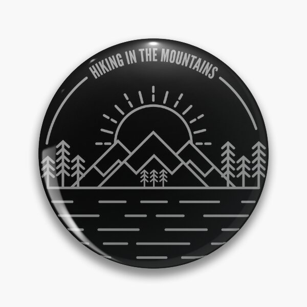 Item preview, Hiking In The Mountains Grey designed and sold by DarkHumorstore.