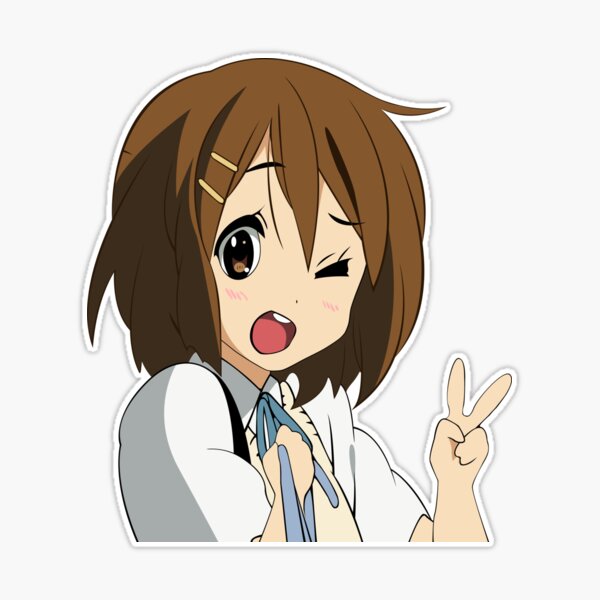 Yui Hirasawa, K-ON Sticker by 27YK