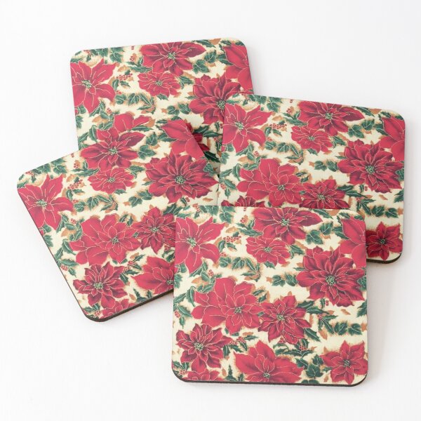 Item preview, Poinsettia Design for Pillowcases, Curtains,Tablecloths, and many others that is perfect for your home. designed and sold by findsbyjune374.