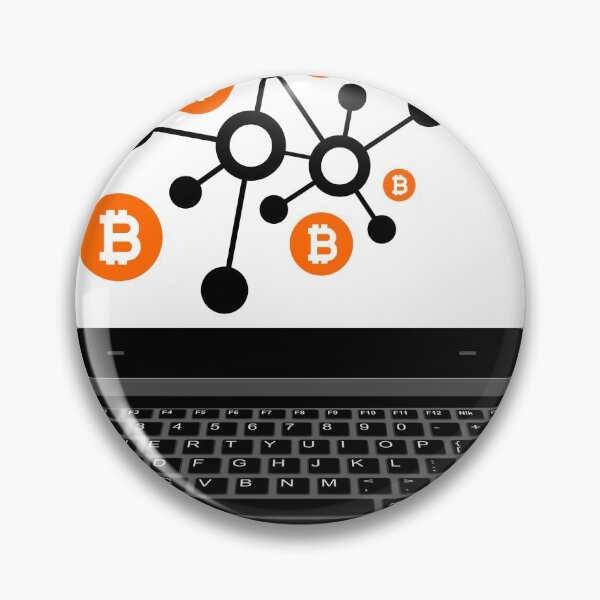 Item preview, realistic laptop vector illustration display bitcoin digital assets network designed and sold by asep sarifudin.