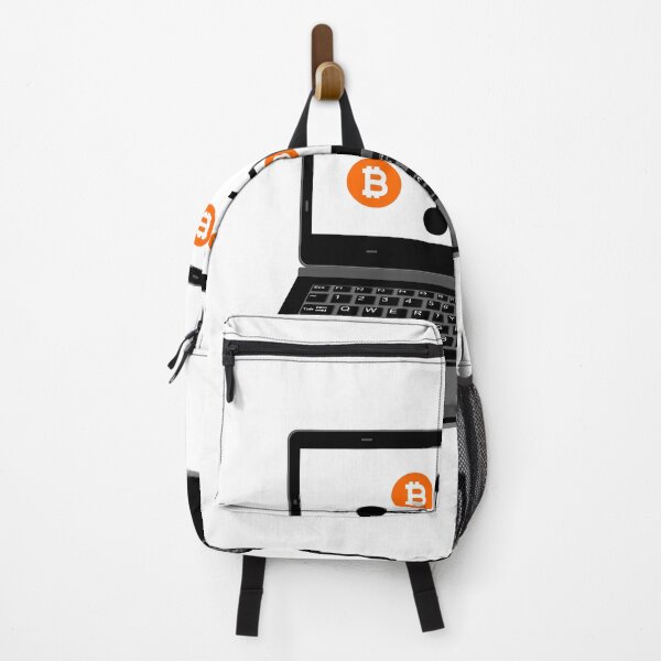 Item preview, realistic laptop vector illustration display bitcoin digital assets network designed and sold by asep sarifudin.