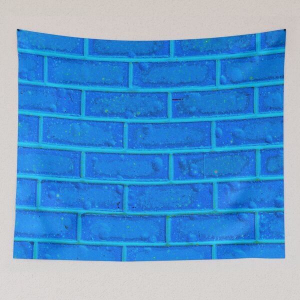 Item preview, Blue Brick Wall Pattern designed and sold by AraljanFusion.