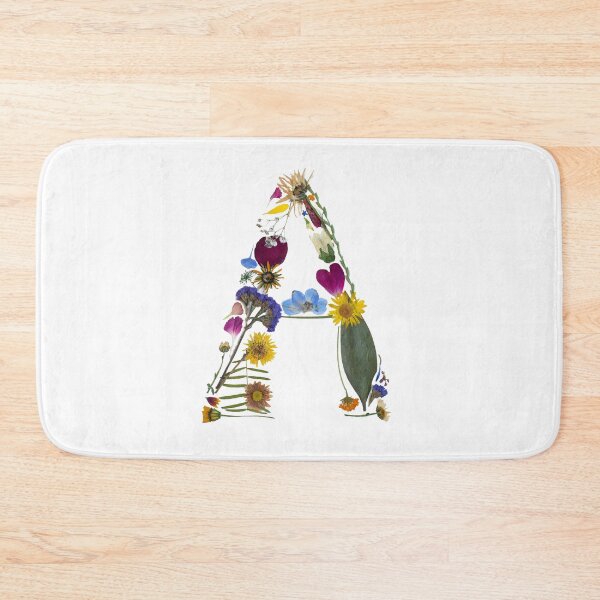 Item preview, Pressed Flower Letter A Design, Letter A Art, Pressed Flowers designed and sold by PressedbyHNL.