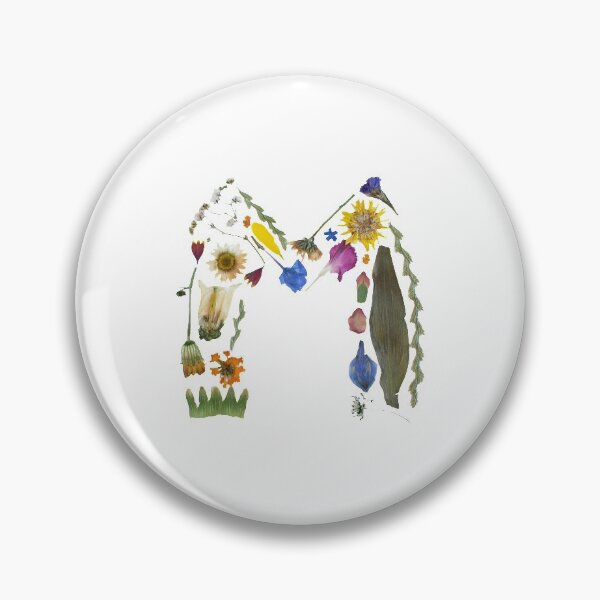Item preview, Copy of Pressed Flower Letter M Design, Letter M Art, Pressed Flowers designed and sold by PressedbyHNL.