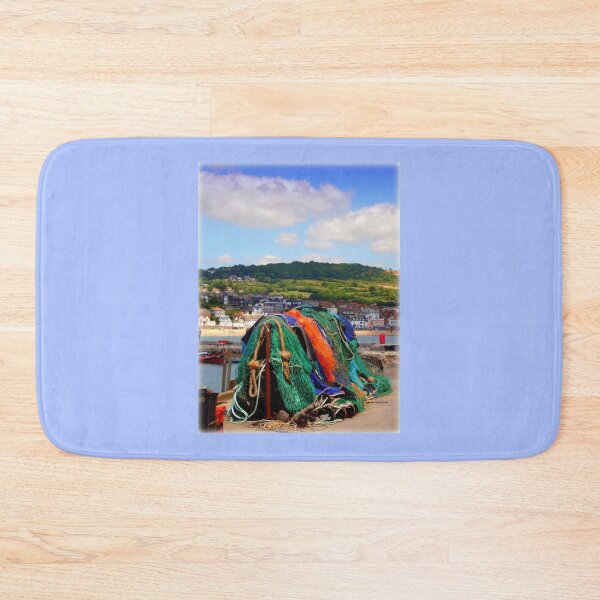 Item preview, Fishing Nets on The Cobb designed and sold by Charmiene Maxwell-Batten.
