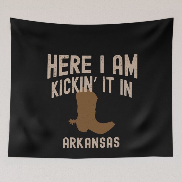 Item preview, Kicking It In Arkansas - Cowboy Western Rodeo Boots designed and sold by LushCatDesign.