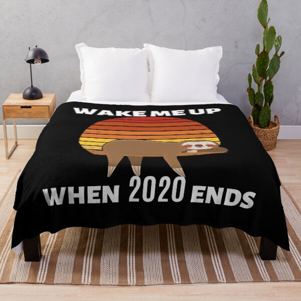 Item preview, Wake Me Up When 2020 Ends Sloth designed and sold by DawnGCo.