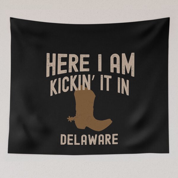 Item preview, Kicking It In Delaware - Cowboy Western Rodeo Boots designed and sold by LushCatDesign.