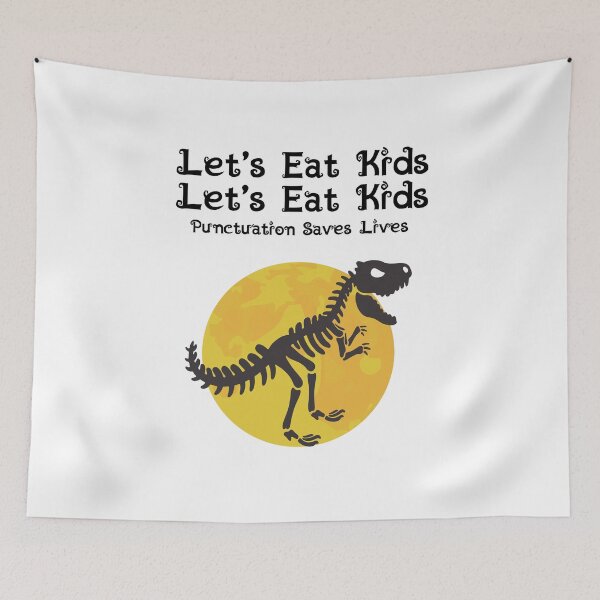 Item preview, Let's Eat Kids Punctuation Saves Lives Grammar T Shirt designed and sold by Style2Vie.
