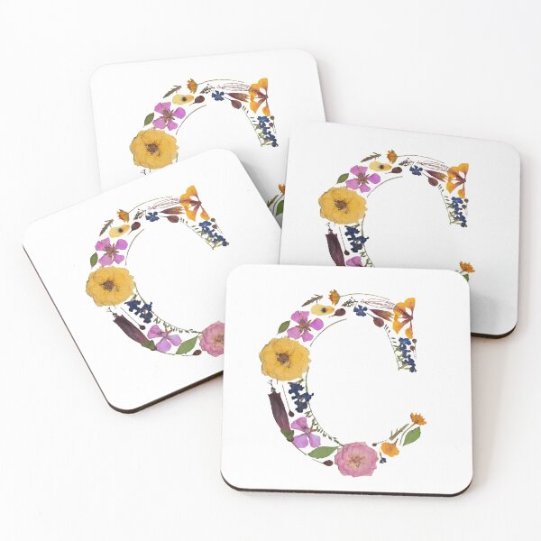 Item preview, Copy of Pressed Flower Letter C Design, Letter C Art, Pressed Flowers designed and sold by PressedbyHNL.