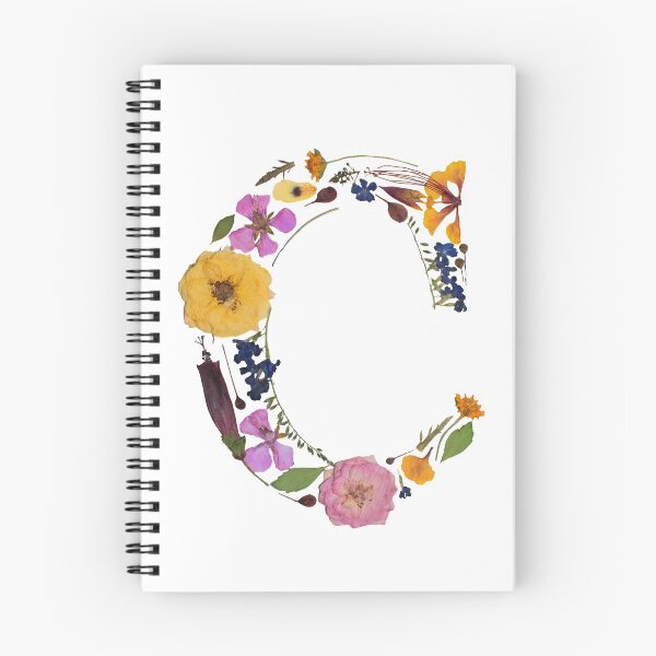 Item preview, Copy of Pressed Flower Letter C Design, Letter C Art, Pressed Flowers designed and sold by PressedbyHNL.