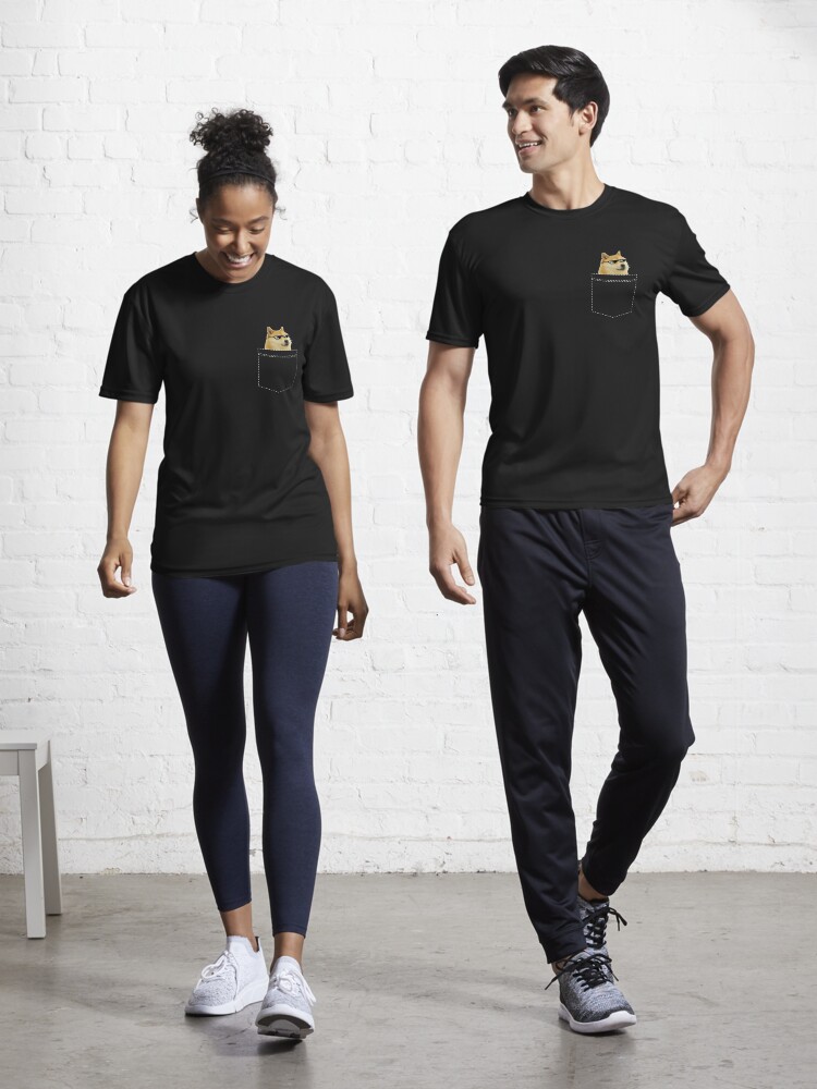 Pocket Doge T-Shirt | Doge Dog Meme Shirt