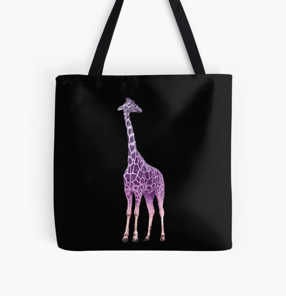 A gentle giant - Giraffe All Over Print Tote Bag