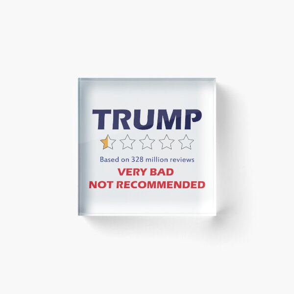 Item preview, Trump not recommended rating designed and sold by Ashi17.