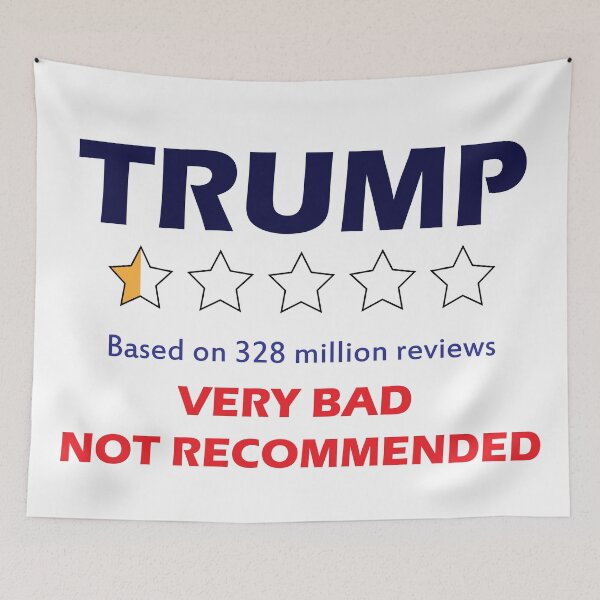 Item preview, Trump not recommended rating designed and sold by Ashi17.