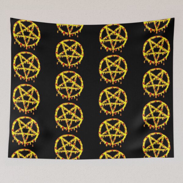Item preview, Gooey Pizza Pentagram designed and sold by WeirdCvlt.