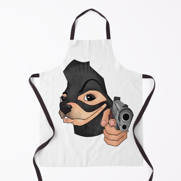 Item preview, Chihuahua Meme Dog holding a gun funny designed and sold by lowbatterydept.