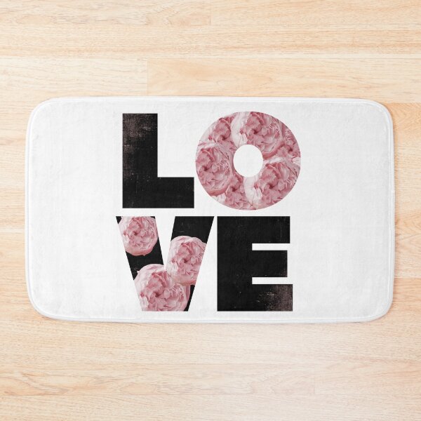 Item preview, Pink roses Love sign designed and sold by SJAPhoto.