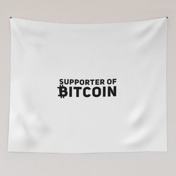 Item preview, Supporter of Bitcoin designed and sold by Bouzdesigns.