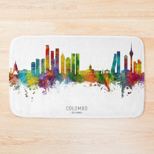 Item preview, Colombo Sri Lanka Skyline designed and sold by ArtPrints.