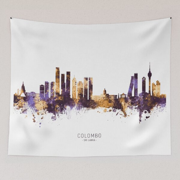 Item preview, Colombo Sri Lanka Skyline designed and sold by ArtPrints.