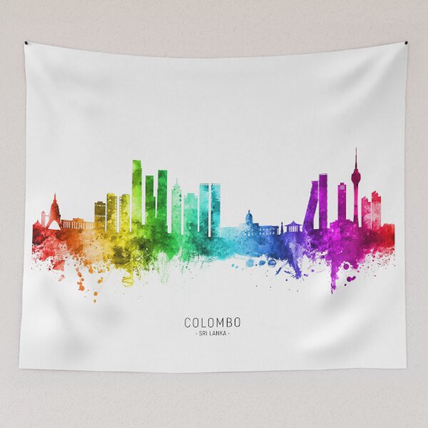 Item preview, Colombo Sri Lanka Skyline designed and sold by ArtPrints.