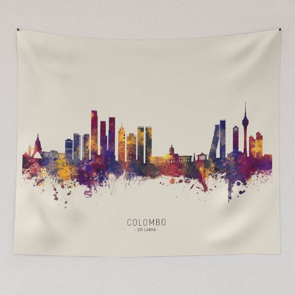 Item preview, Colombo Sri Lanka Skyline designed and sold by ArtPrints.