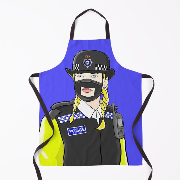 Item preview, Communix Black - Police Officer Blue Background designed and sold by craig61.
