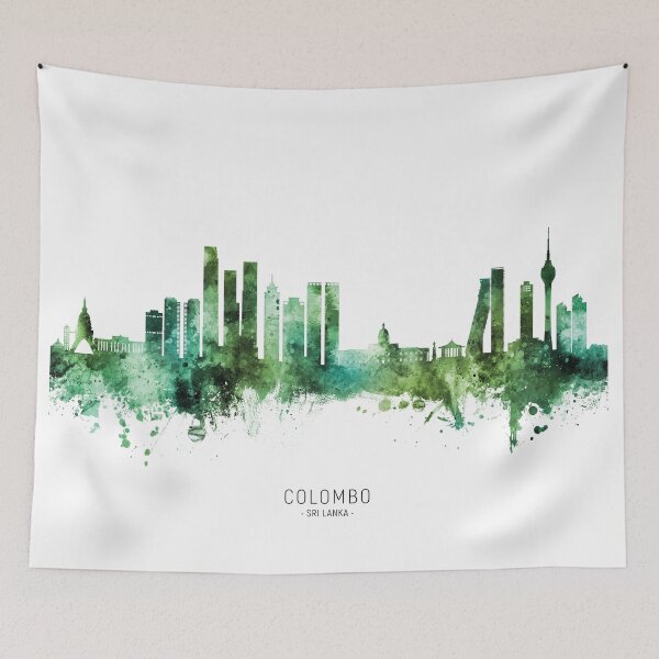 Item preview, Colombo Sri Lanka Skyline designed and sold by ArtPrints.