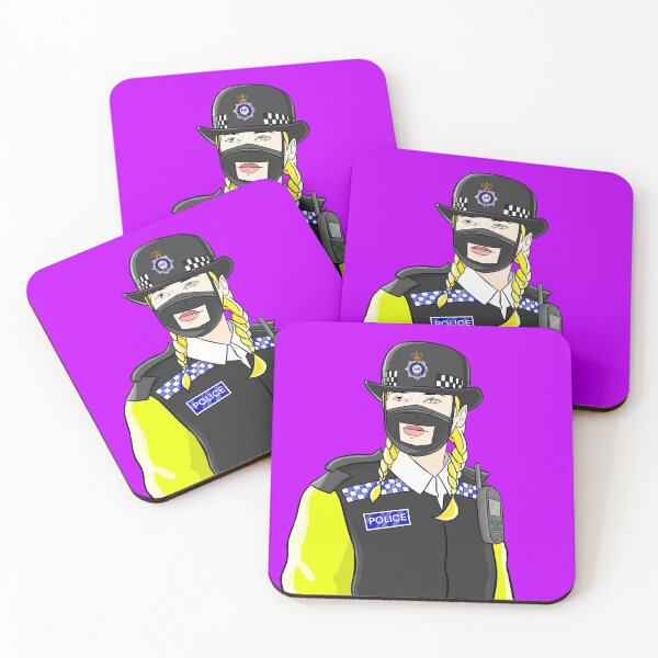 Item preview, Communix Black - Police Officer Purple Background designed and sold by craig61.