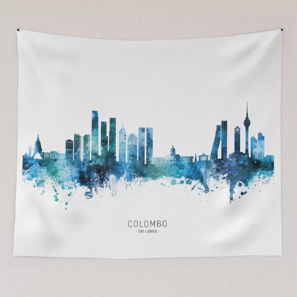 Item preview, Colombo Sri Lanka Skyline designed and sold by ArtPrints.