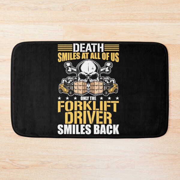 Item preview, Funny Forklift Operator Death Smiles At All Of Us Premium designed and sold by shirti.